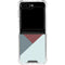 Marsala Triangle Shapes Galaxy Z Flip5 5G Clear Case