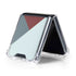 Marsala Triangle Shapes Galaxy Z Flip5 5G Clear Case