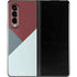 Marsala Triangle Shapes Galaxy Z Fold3 5G Skin