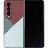 Marsala Triangle Shapes Galaxy Z Fold4 5G Skin