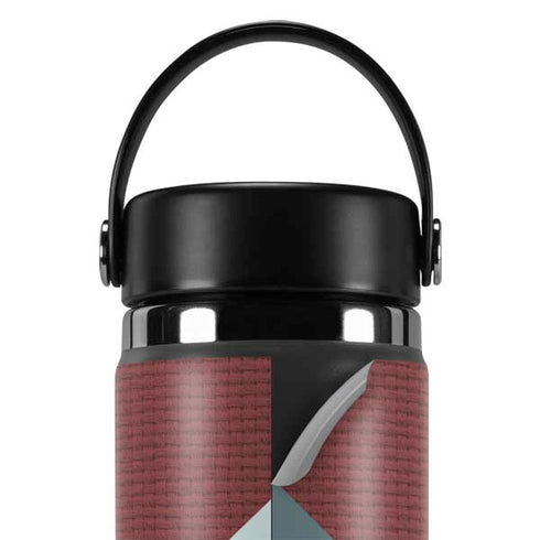 Marsala Triangle Shapes Hydro Flask 20oz Wide Mouth Skin