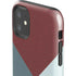 Marsala Triangle Shapes iPhone 11 Impact Case