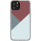 Marsala Triangle Shapes iPhone 11 Pro Clear Case
