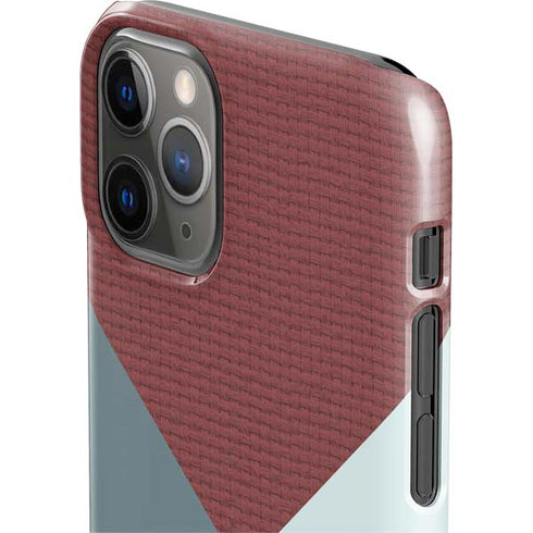 Marsala Triangle Shapes iPhone 11 Pro Lite Case