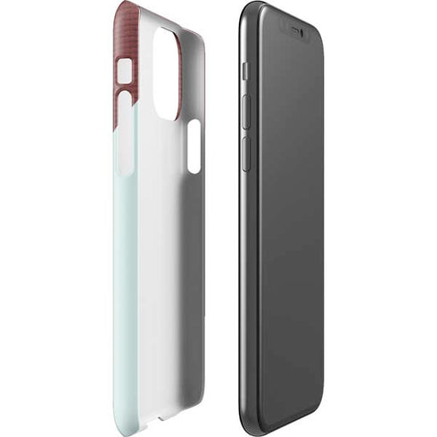 Marsala Triangle Shapes iPhone 11 Pro Lite Case