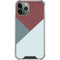 Marsala Triangle Shapes iPhone 11 Pro Max Clear Case