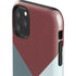 Marsala Triangle Shapes iPhone 11 Pro Max Impact Case