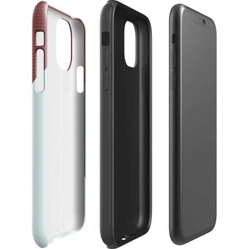 Marsala Triangle Shapes iPhone 11 Pro Max Impact Case