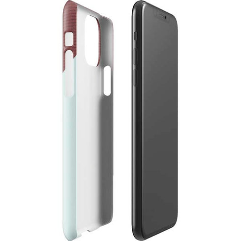Marsala Triangle Shapes iPhone 11 Pro Max Lite Case