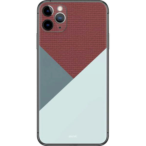 Marsala Triangle Shapes iPhone 11 Pro Max Skin