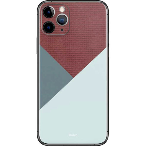 Marsala Triangle Shapes iPhone 11 Pro Skin