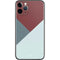 Marsala Triangle Shapes iPhone 11 Pro Skin
