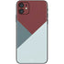 Marsala Triangle Shapes iPhone 11 Skin