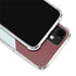 Marsala Triangle Shapes iPhone 12 Clear Case