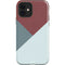 Marsala Triangle Shapes iPhone 12 Impact Case