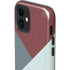 Marsala Triangle Shapes iPhone 12 Impact Case
