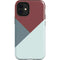 Marsala Triangle Shapes iPhone 12 Mini Impact Case