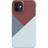 Marsala Triangle Shapes iPhone 12 Mini Lite Case