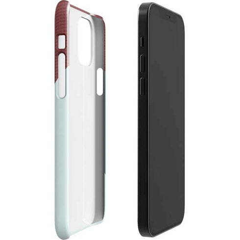 Marsala Triangle Shapes iPhone 12 Mini Lite Case