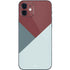 Marsala Triangle Shapes iPhone 12 Mini Skin