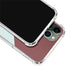 Marsala Triangle Shapes iPhone 12 Pro Clear Case