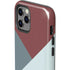 Marsala Triangle Shapes iPhone 12 Pro Impact Case