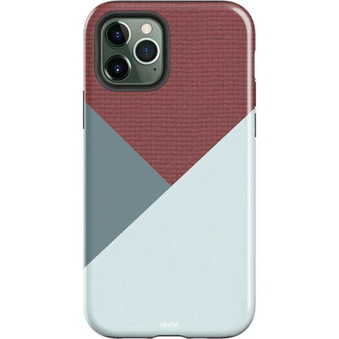 Marsala Triangle Shapes iPhone 12 Pro Max Impact Case