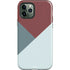 Marsala Triangle Shapes iPhone 12 Pro Max Impact Case