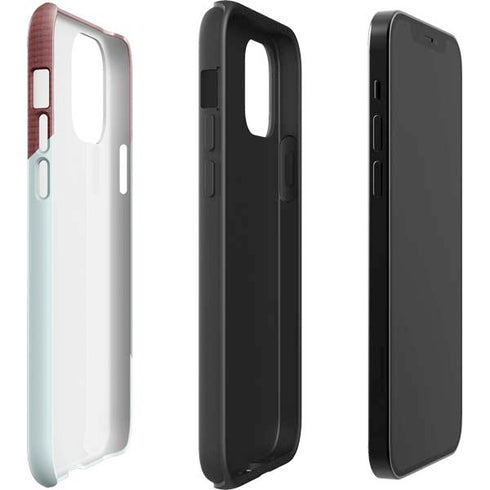 Marsala Triangle Shapes iPhone 12 Pro Max Impact Case