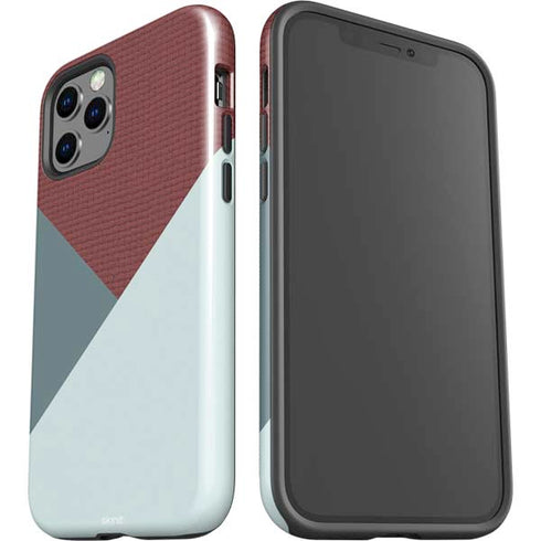 Marsala Triangle Shapes iPhone 12 Pro Max Impact Case