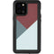 Marsala Triangle Shapes iPhone 12 Pro Max Waterproof Case