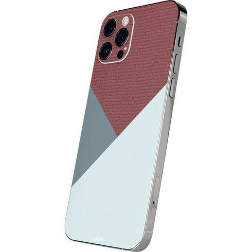 Marsala Triangle Shapes iPhone 12 Pro Skin