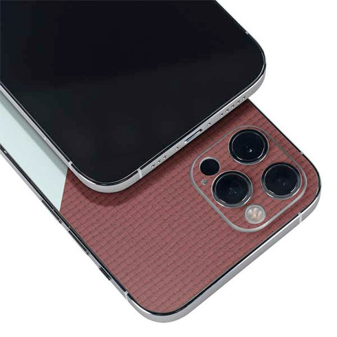 Marsala Triangle Shapes iPhone 12 Pro Skin