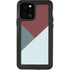 Marsala Triangle Shapes iPhone 12 Pro Waterproof Case