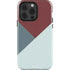 Marsala Triangle Shapes iPhone 13 Pro Impact Case