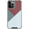 Marsala Triangle Shapes iPhone 13 Pro Max Clear Case