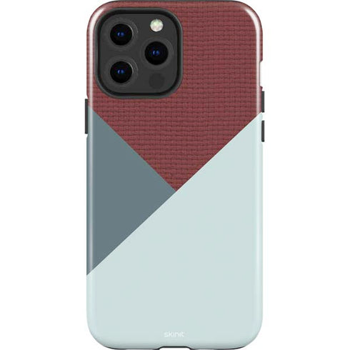 Marsala Triangle Shapes iPhone 13 Pro Max Impact Case