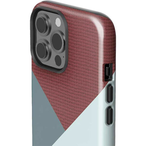 Marsala Triangle Shapes iPhone 13 Pro Max Impact Case