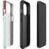 Marsala Triangle Shapes iPhone 14 Plus Impact Case