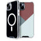 Marsala Triangle Shapes iPhone 14 MagSafe Case