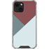 Marsala Triangle Shapes iPhone 14 Plus Clear Case