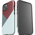 Marsala Triangle Shapes iPhone 14 Impact Case
