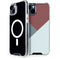 Marsala Triangle Shapes iPhone 15 Plus MagSafe Case