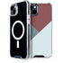 Marsala Triangle Shapes iPhone 15 Plus MagSafe Case