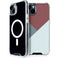 Marsala Triangle Shapes iPhone 14 Plus MagSafe Case