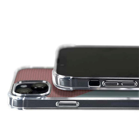 Marsala Triangle Shapes iPhone 14 Plus MagSafe Case