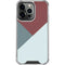 Marsala Triangle Shapes iPhone 15 Pro Clear Case