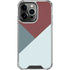 Marsala Triangle Shapes iPhone 15 Pro Clear Case