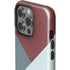Marsala Triangle Shapes iPhone 15 Pro Impact Case
