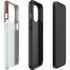 Marsala Triangle Shapes iPhone 14 Pro Impact Case